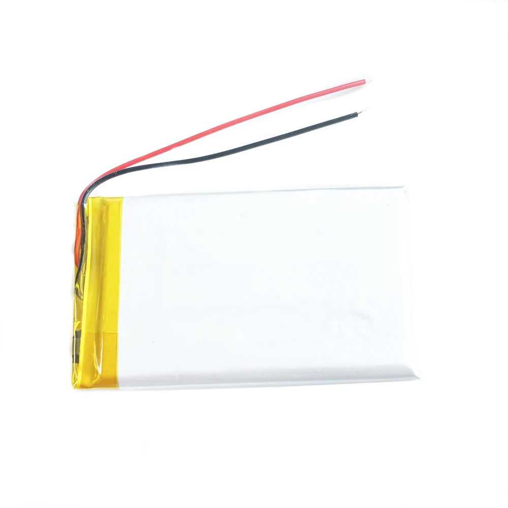 리튬 폴리머 LiPo 충전식 배터리, 383759 전원, Mp3 DVD 패드, 휴대 전화 운전 녹음기 카메라, 블루투스, 3.7V, 850mAh