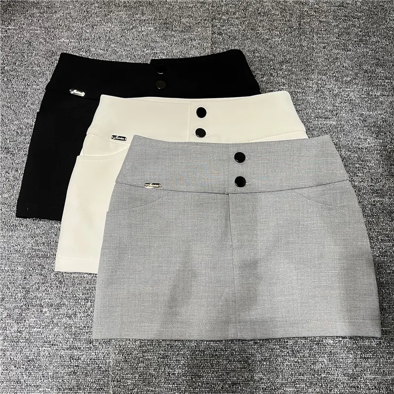 

Новая женская модная юбка-трапеция с высокой талией, облегающая, повседневная, сексуальная, с защитой от просвечивания, весна-лето