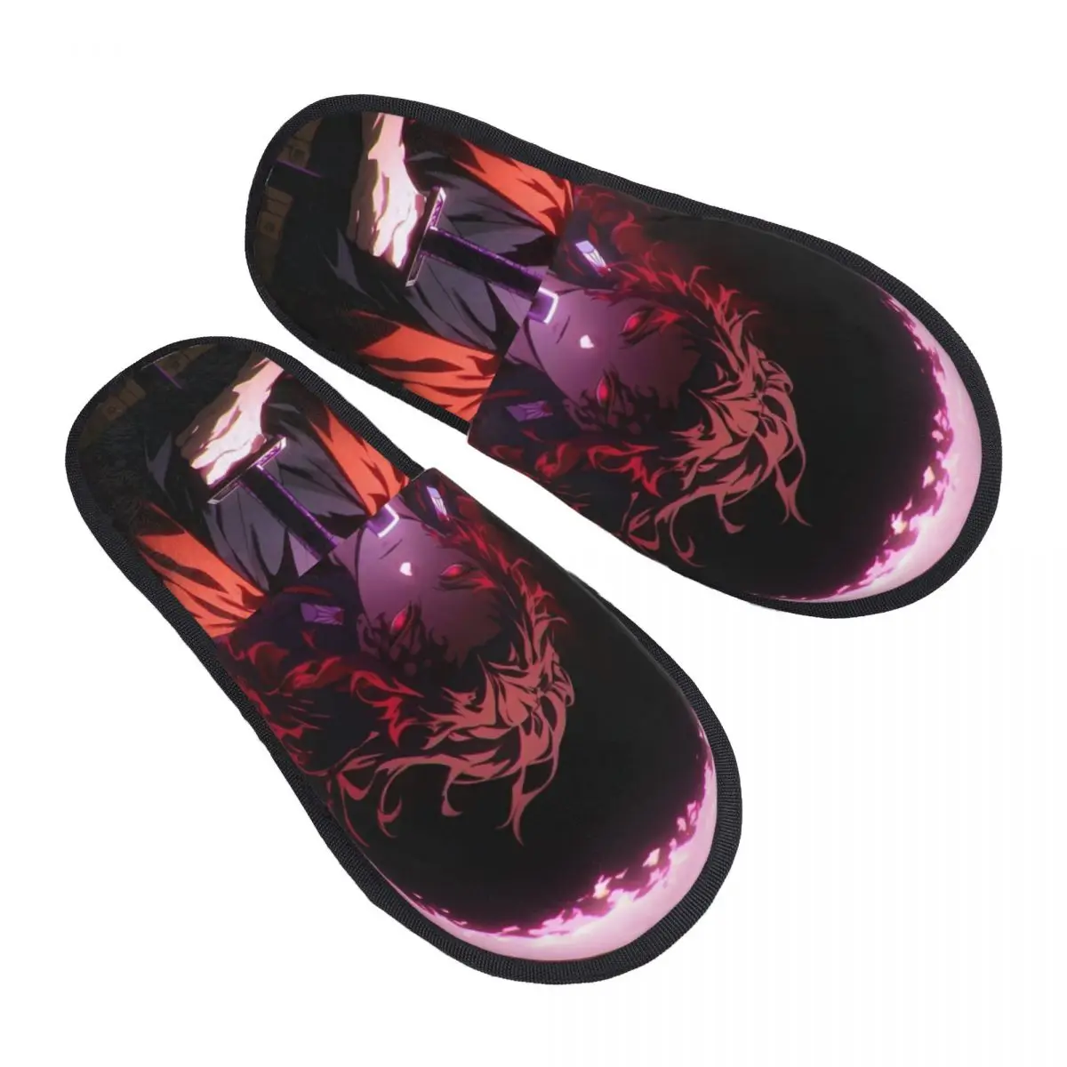 Yoriichi House Slippers Non-slip Anime Demon Slayer Soft Memory Foam Slides Bedroom