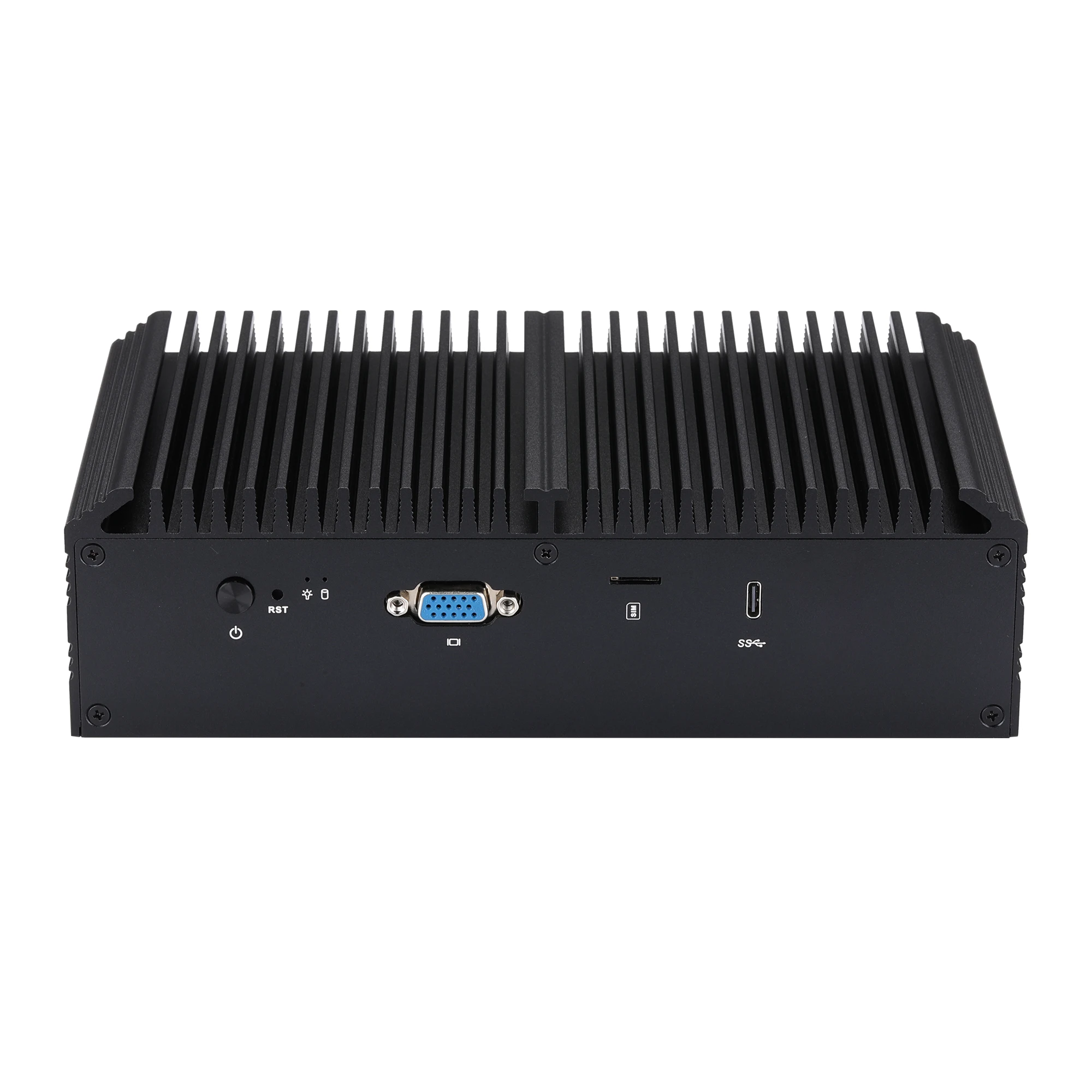 Imagem -02 - Qotom-router Fanless Home Serve Q20331g9 Processador Q20332g9 Atom C3758r C3758 Aes-ni Firewall 5x2.5g Lan 4x 10gbe Sfp +