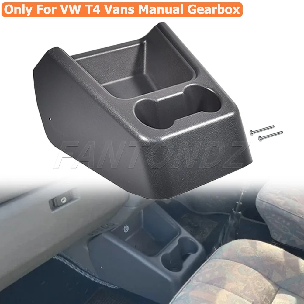For VW Transporter T4 Centre Console With Cup Holders Plastics Grey Transporter Organiser Only Manual Gearbox