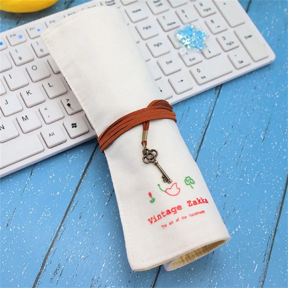 

12 Holes Pencil Case Roller Pencil Pouch Pen Bag Roll Up Pen Bag Cosmetics Bag Cloth Roll Pencil Bag Stationery
