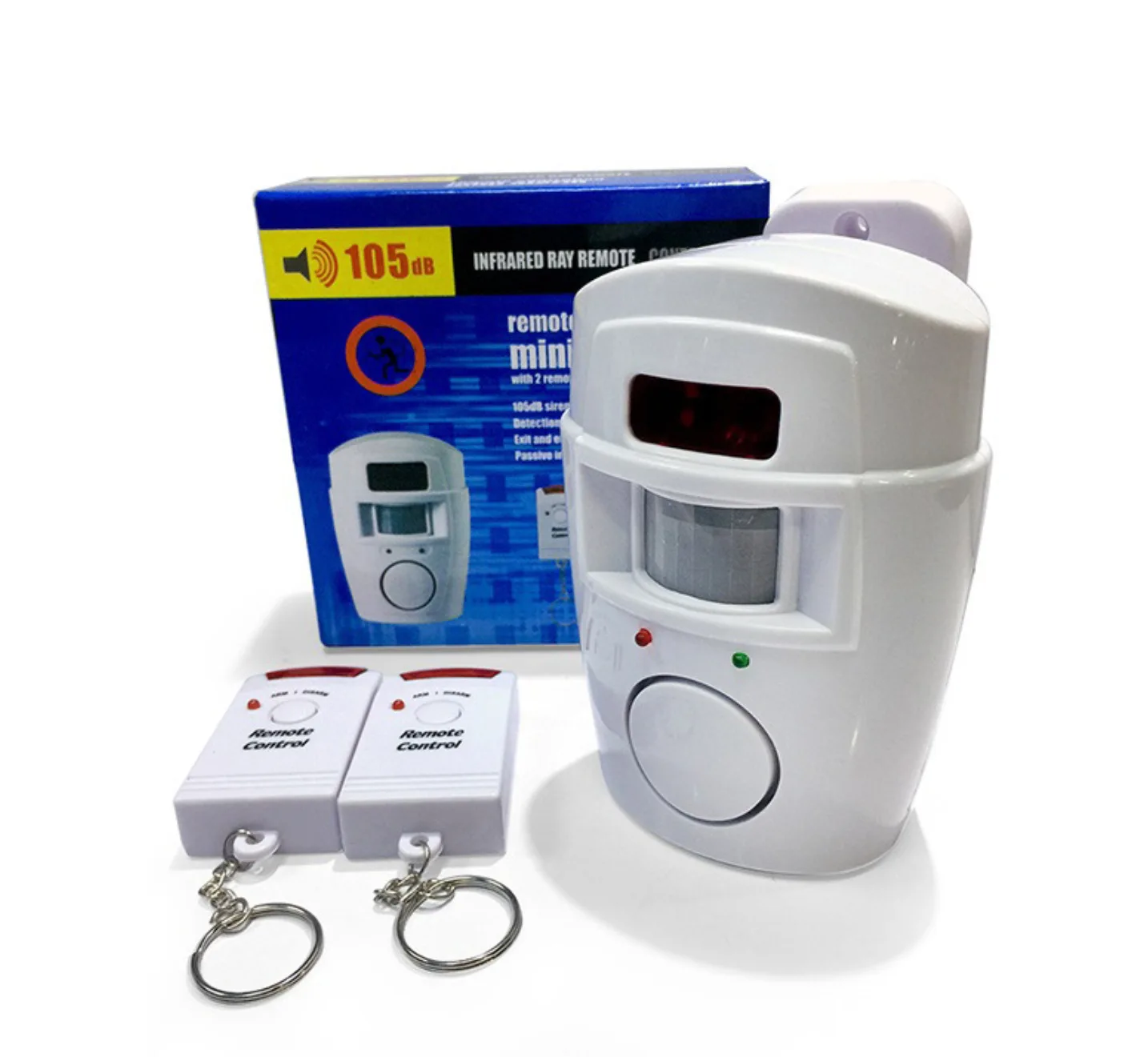 Wireless Remote Controlled Mini Alarm PIR Motion Detector Home Security Alarm Sensor
