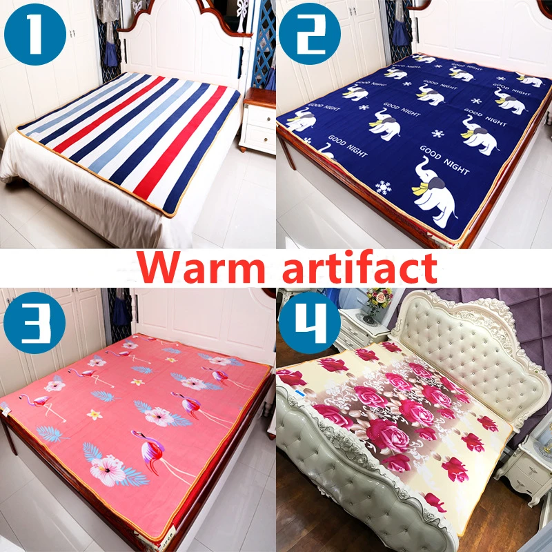 Electric Blanket Smart Thicker Heater Heated Blanket Mattress Thermostat Electric Heating Blanket Winter Body Warmer SP641