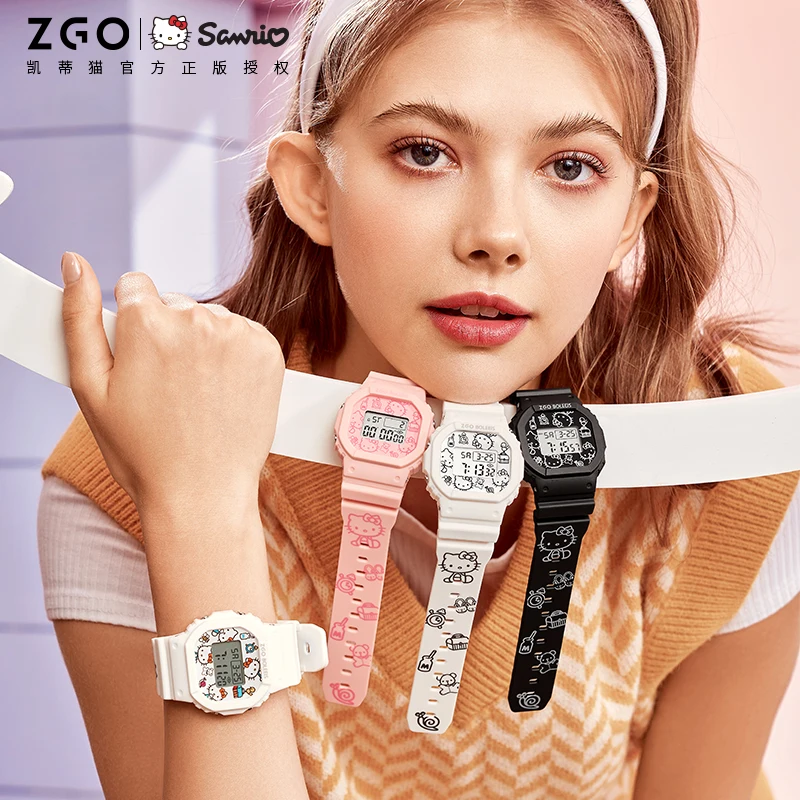 Disney Micky Mouse Voor Vrouwen Horloge Rechthoek Digitaal Sport Polshorloge Graffiti Band Student Jongens Meisjes Kinderen Kinderen Cadeau Klok