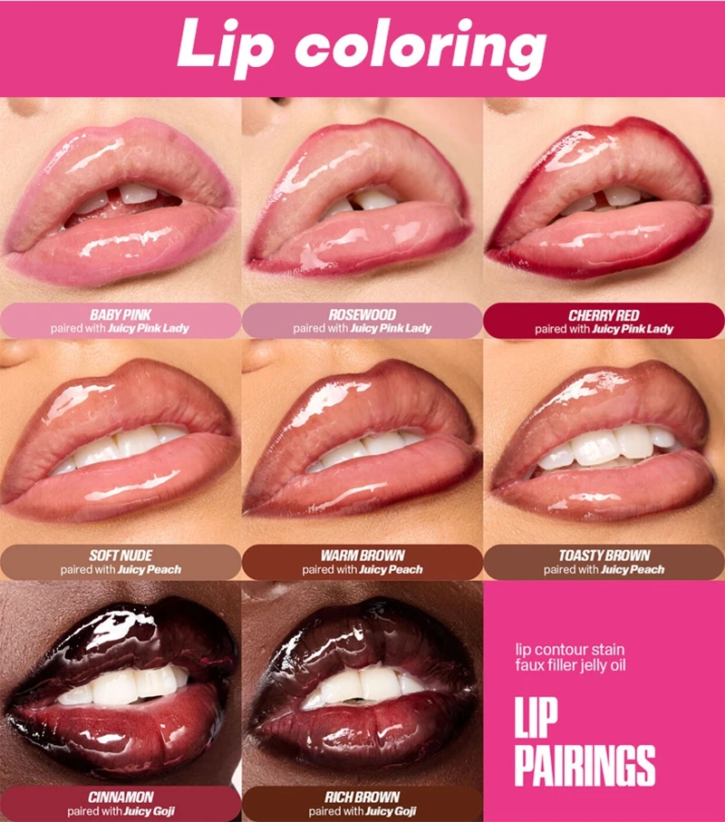 Velvet Lipliner Waterproof Non Stick Cup Lipliner Matte Cherry Red Lip Liner Lip Contour Pen Lipstick Makeup For Woman Cosmetics