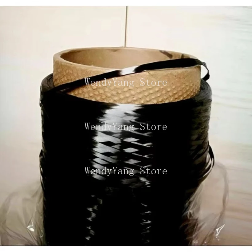 1K 3K 6K 12K 24K 48K Carbon Fiber Fibre Tow Filament Yarn Thread Tape Length 50M