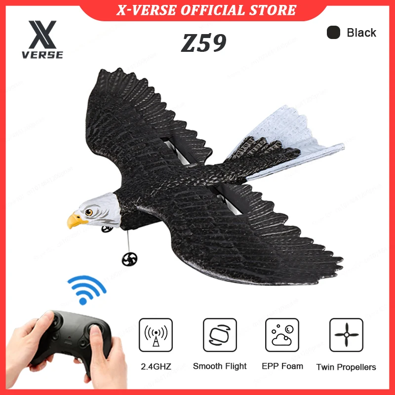 RC Airplane Simulation Wingspan Eagle Aircraft 2.4G Radio Control Remote Foam Plane Glider Boys Gift Toys for Children