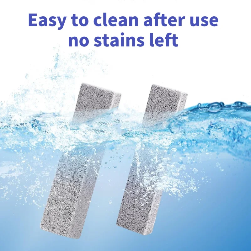 6PCS Pumice Stone Cleaning Stick Toilet Limescale Rust Stain Removal Brush Bathroom Tile Sink Household Washing Cleaner Tools