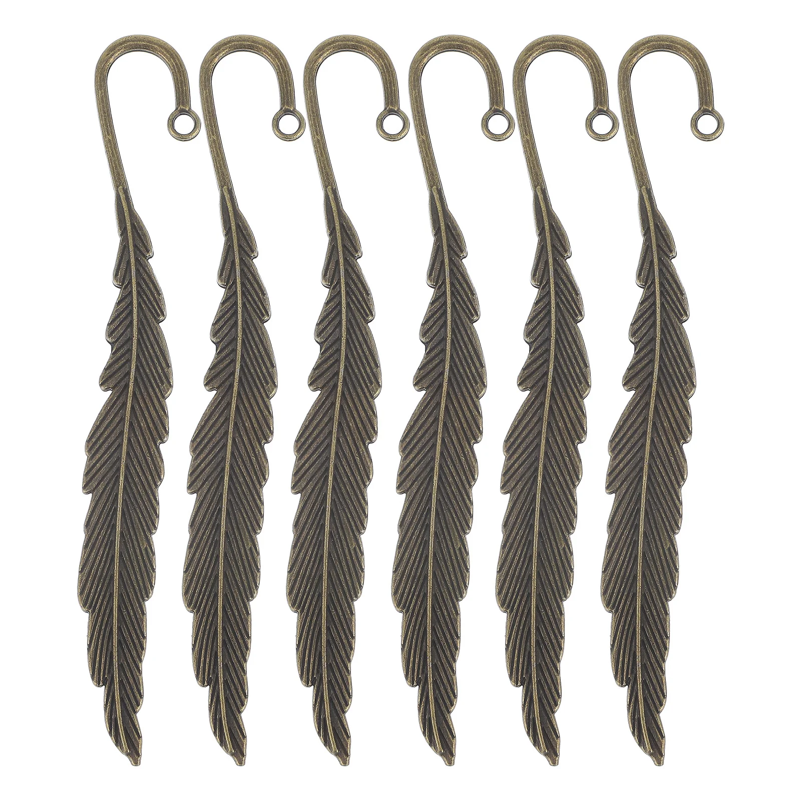 

6Pcs Retro Metal Bookmark Vintage Style Reading Mark Elegant Book Page Marker Decoration Gift Bookmarks