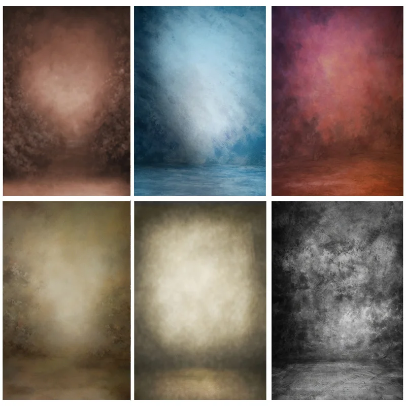 

SHUOZHIKE Abstract Vintage Texture Baby Portrait Photography Backdrops Studio Props Solid Color Photo Backgrounds 21318WE-64