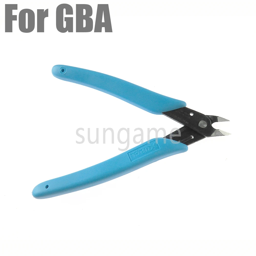 

10 шт. для консоли GBA для улучшения ярких плоскогубцев для экрана, инструменты для обслуживания игр, отделка корпуса, диагональная резка, провод