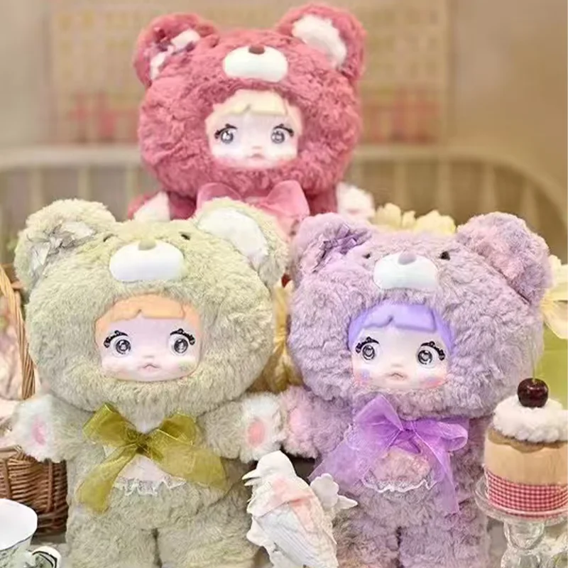 35 سنتيمتر Nommi نموذج لجسم 400% Goodnight Bear سلسلة صندوق أعمى لطيف دمية من الفينيل حقيبة غامضة شخصيات كرتونية دمى قلادة لعبة هدية
