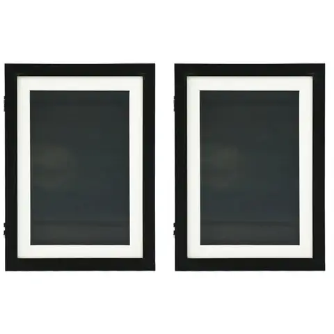 New-Kids Art Frame 2 Pack, Front-Opening 8.5X11 Artwork Holder, Holds 100 Drawings& 3D Picture, Craft Storage Display