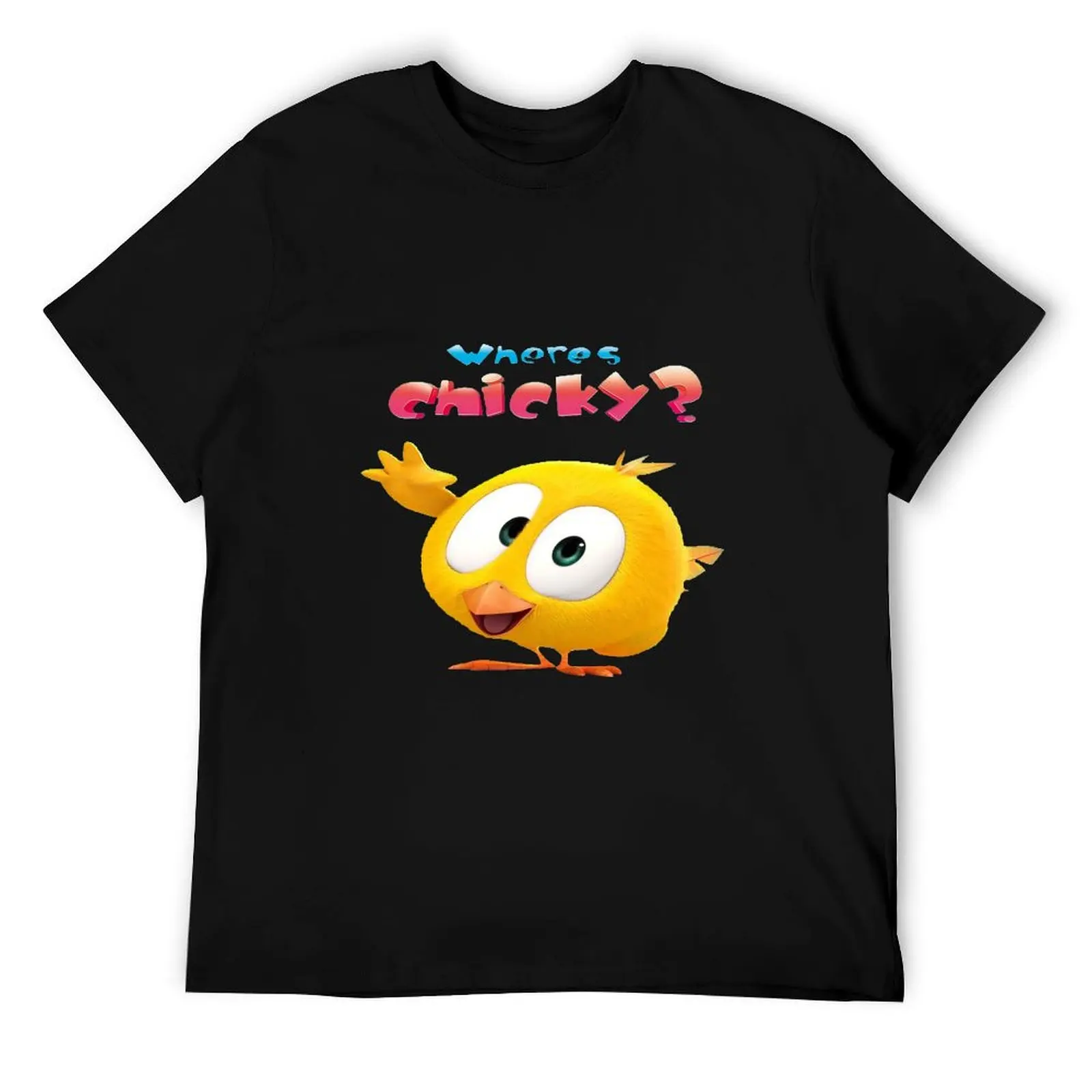

where's chicky T-Shirt anime t shirts for man t shirts for man slim fit man t shirts for men casual T-Shirt