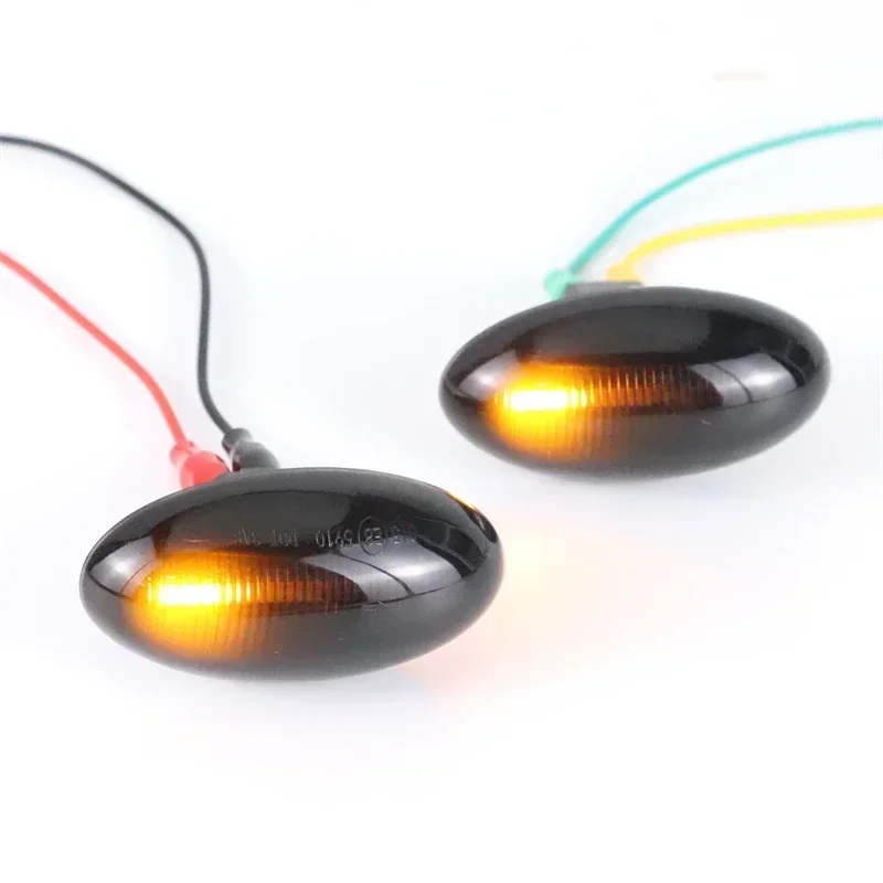 2pcs Led Dynamic Turn Signal Side Marker Light For Peugeot Citroen C1 C2 C3 C5 C6 107 206 307 407 607 1007 Berlingo Jumpy