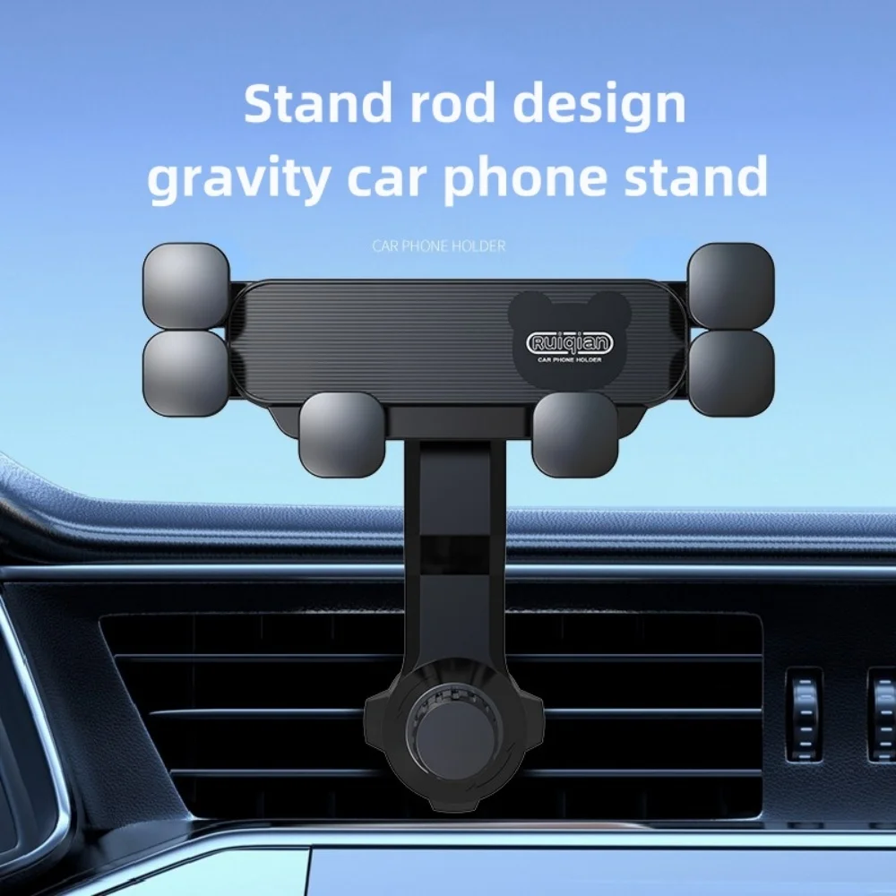 Universal Gravity Car Phone Holder Cell Phone Air Vent Clip Mount Stand Extension Rod in Smartphone Holder Bracket GPS Support