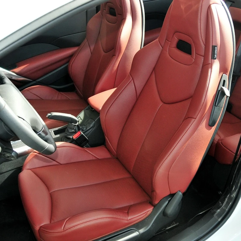 5 Seats Car Seat Cover Specific Customize for Peugeot 308 2008 - 2012 Full Covered with Front Full Set Vegan Leather