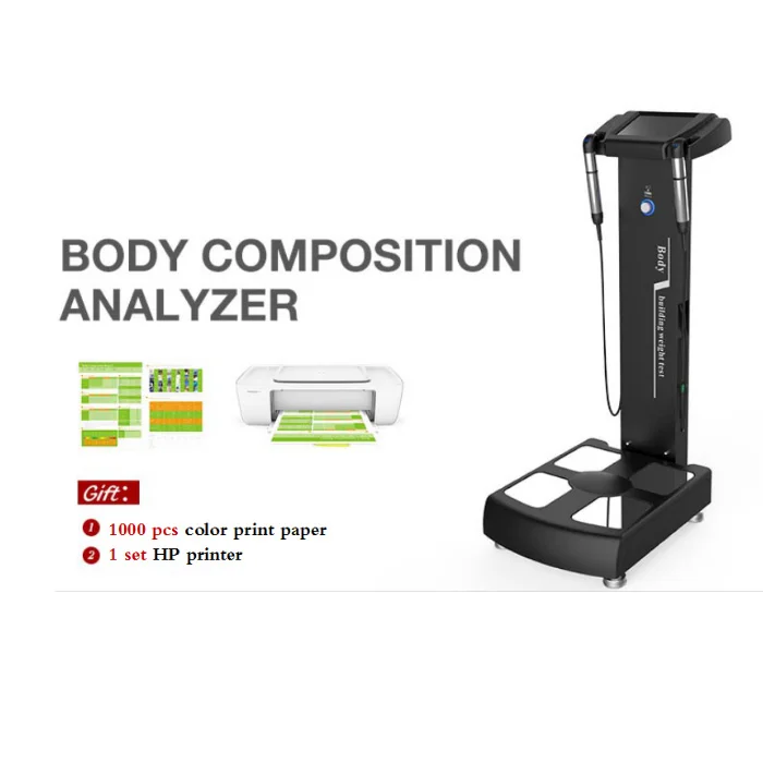 Analisador multifuncional de saúde com impressora Scanner 3D Analisador de composição corporal completa Dispositivo de análise de elementos de saúde GS6.5C