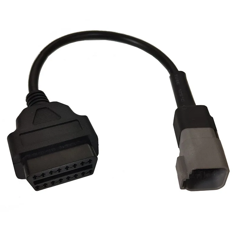 New OBD2 16pin Female for Bombardier 6Pin Diagnostic Adapter Cable Suitable for BRP 6PIN MOTO ATV UTV Motorcycles Connector