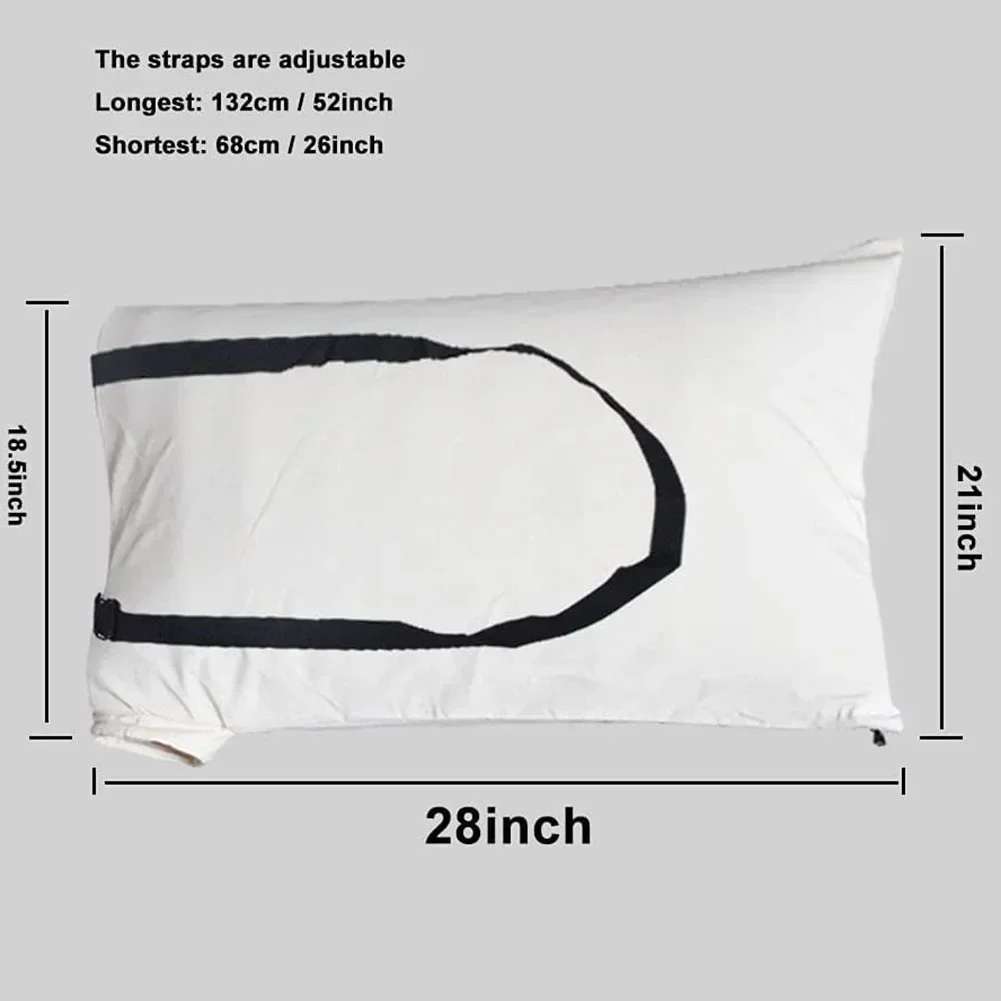 For Toro Leaf Blower Vac Bag Bottom Zip Replacement Bag 108-8994 127-7040 51599 51602 51609 51592 White Collection Bag