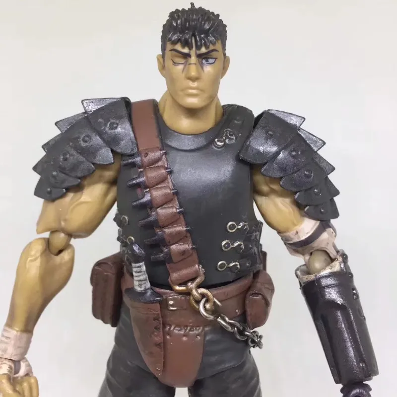 

16cm Anime Berserk Guts Black Swordsman #359 Repainted Edition Action Figure Pvc Desktop Model Ornaments Toy Birthday Gift