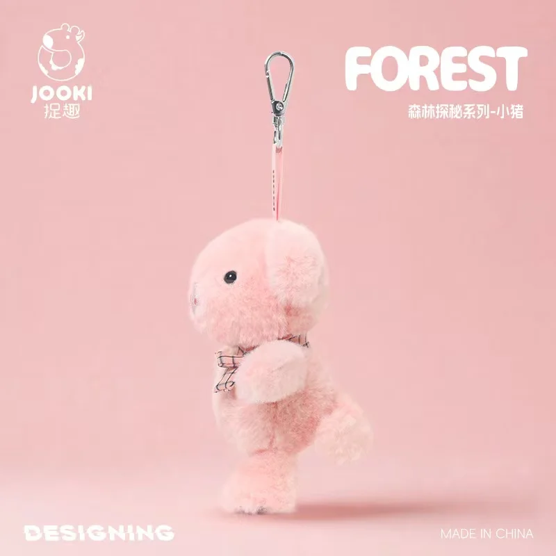 Le dernier pendentif de sac à dos de cochon de simulation de Jellecat rempli de jouets en peluche, cadeaux d'anniversaire pour enfants mignons de dessin animé, poupée amusante