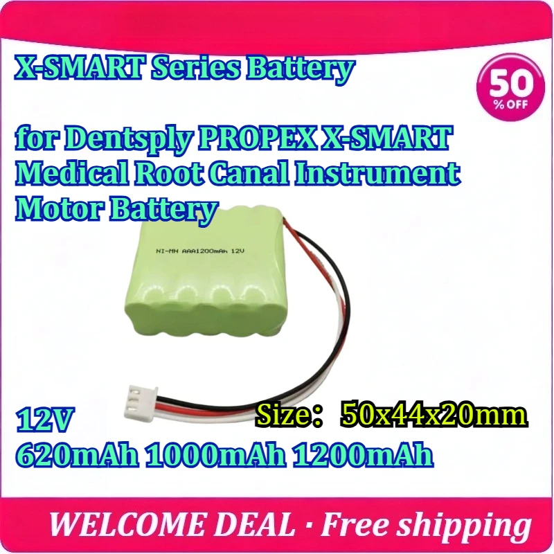 [New] X-SMART Series Battery for Dentsply PROPEX X-SMART Medical Root Canal Instrument Motor Battery 12V 620mAh-1200mAh Battery