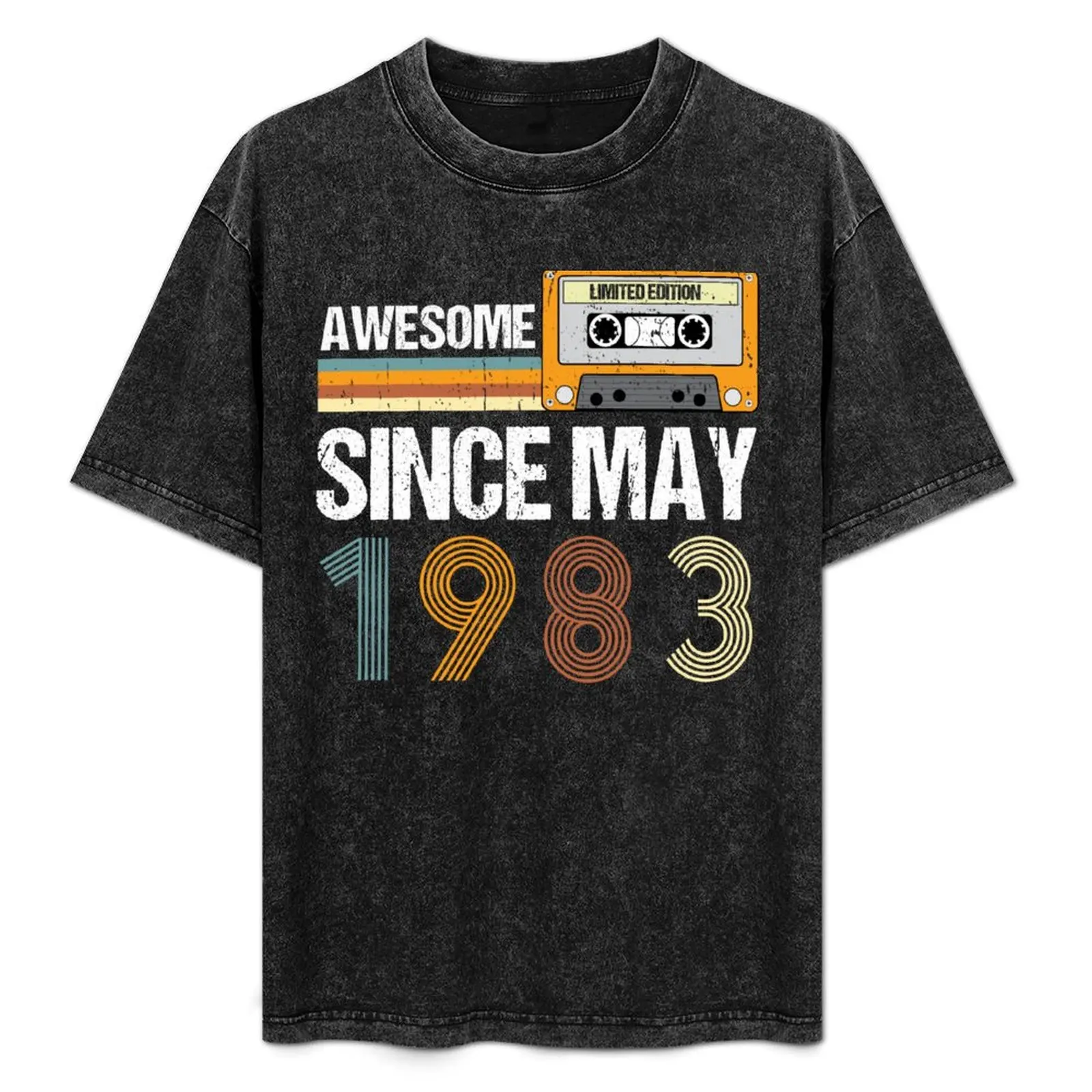 Awesome Since May 1983 Made In 1983 Vintage May 1983 T-Shirt anime animal prinfor boys men clothings