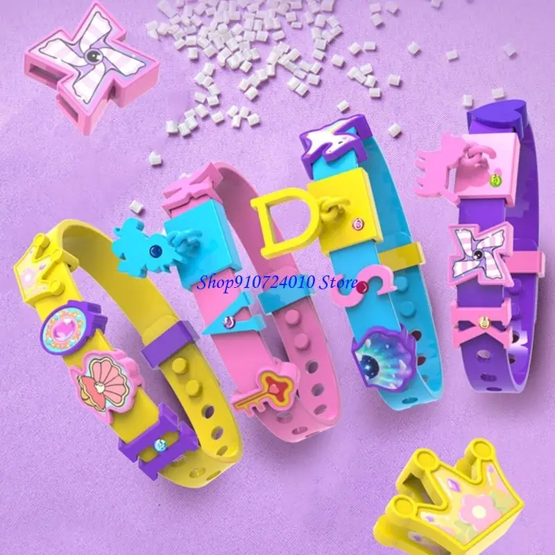 77HD Girls DIY Friendship Armband Set Alter von 5-12 kreativen Perlenhandwerks-Aktivitätsgeschenk