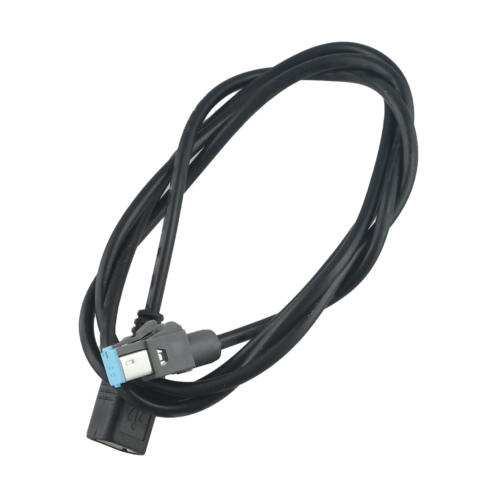 

Car Audio USB Cable Color Black USB Adapter Cable ABS Material Easy To Use High Universality Fitment Quick Installation