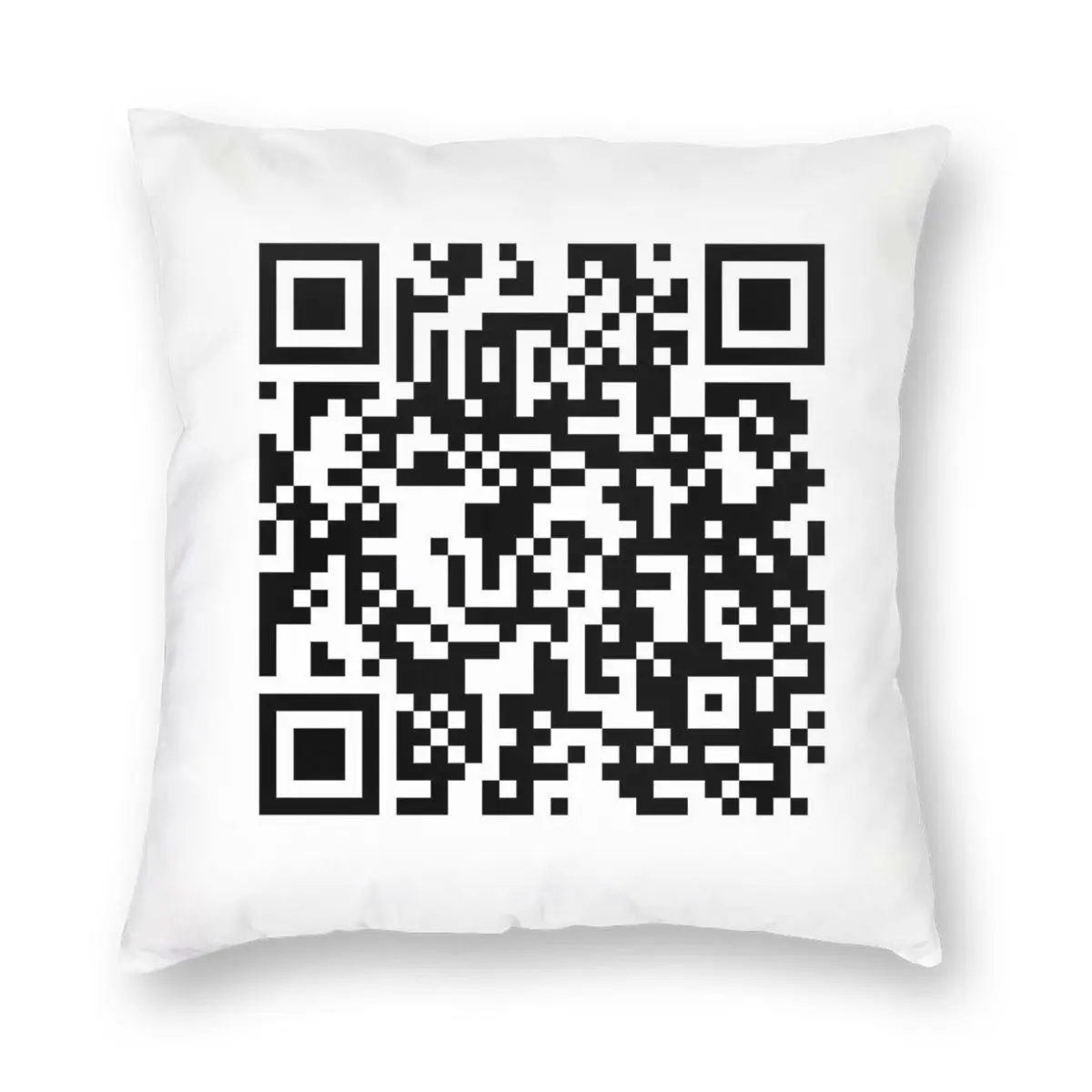 ريك لفة-QR كود كبير البوليستر الكتان المخملية وسادة ، المطبوعة البريدي ، رمي وسادة القضية الزخرفية ، غطاء وسادة السيارة #3