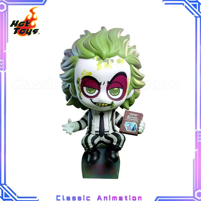 【Original】Hot Toys Beetlejuice Cosbaby Beetle Juice Model COSBI Mini Doll 13CM Action Figures Ornament Collection Model Anime