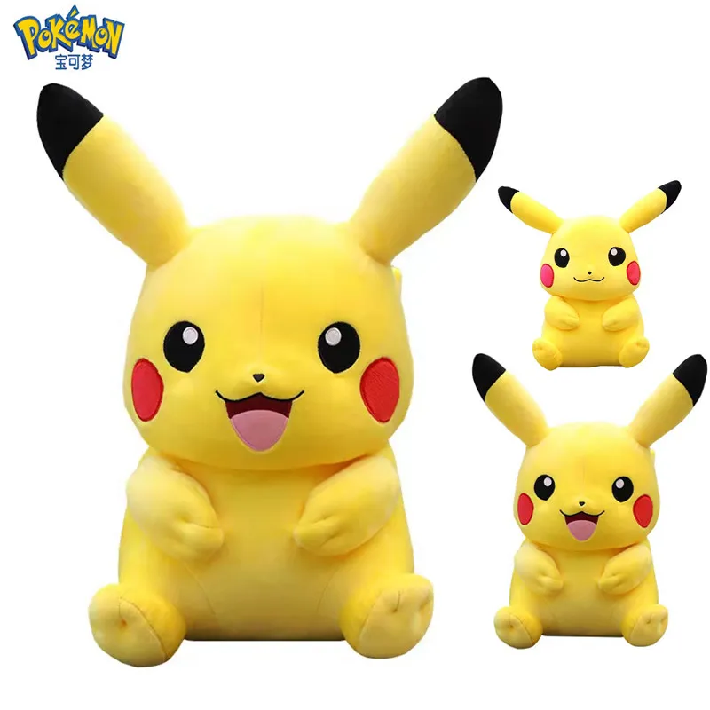 

30-60Cm Pokemon Plush Big Size Cartoon Anime Figure Pikachu Plush Stuffed High Quality Model Toy Children's Christmas Best Gift