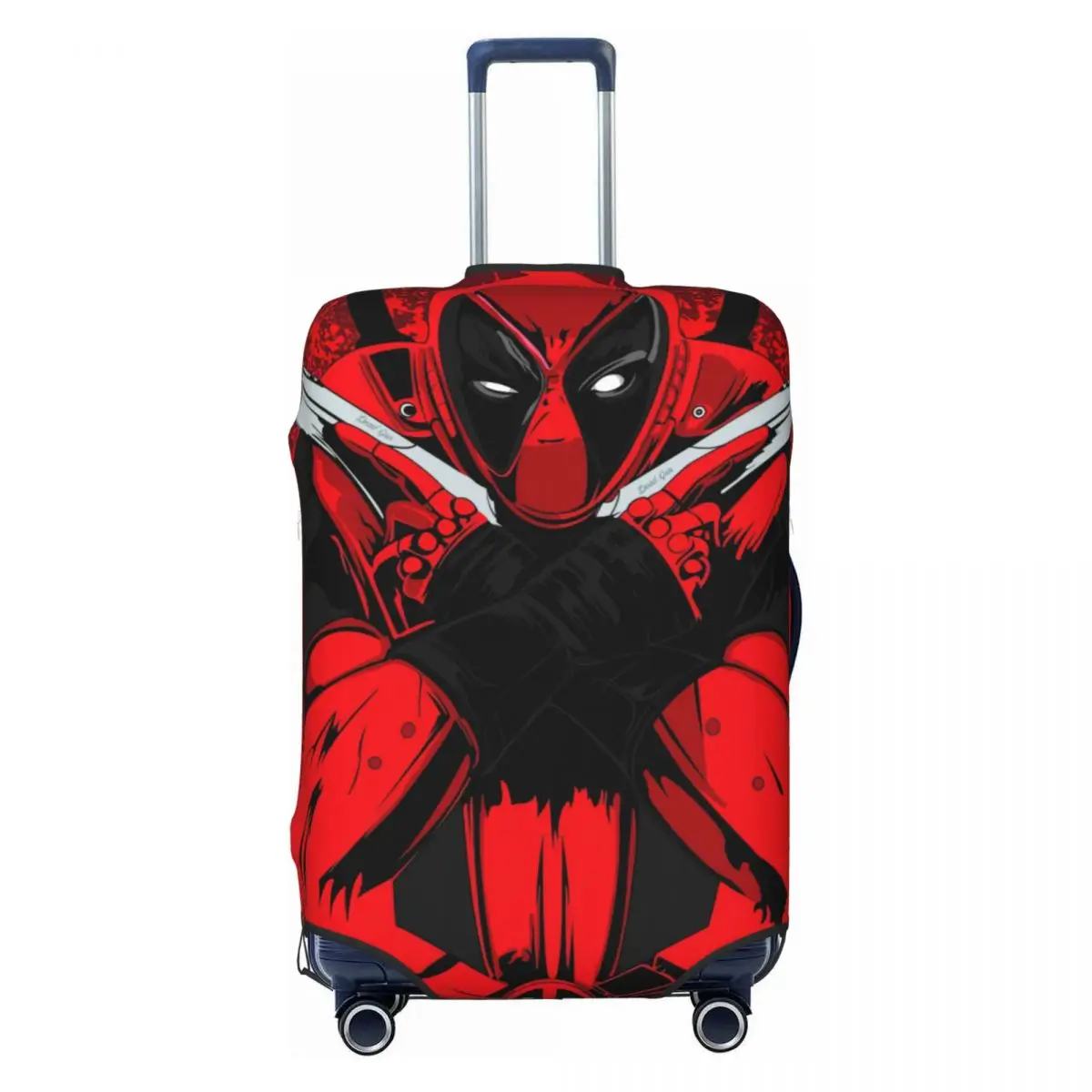 

Deadpool Suitcase Cover Washable Luggage Covers Protector for 18-32 inch