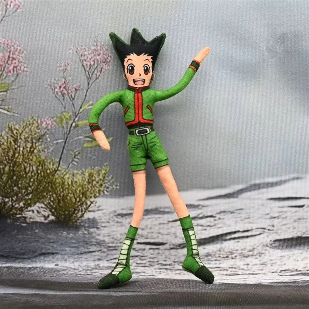 Anime Hunter Killua Zoldyck Cosplay muñeco de peluche muñecos de peluche lindos peluches decoración de la habitación alambre abstracto articulación regalos retorcibles