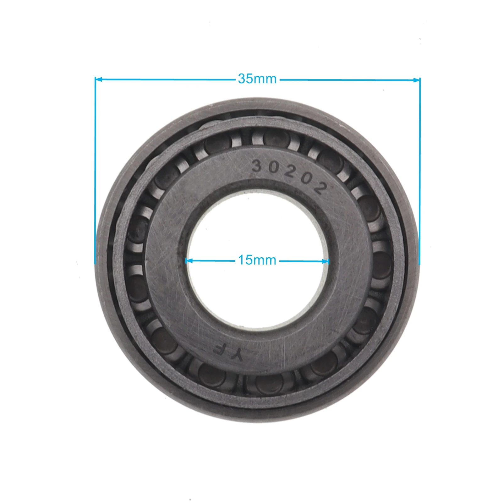 1PCS 35*15mm Pressure Bearing 30202 Head Stem Taper Roller Steering Bearings with 22*35*7 Oil Seal