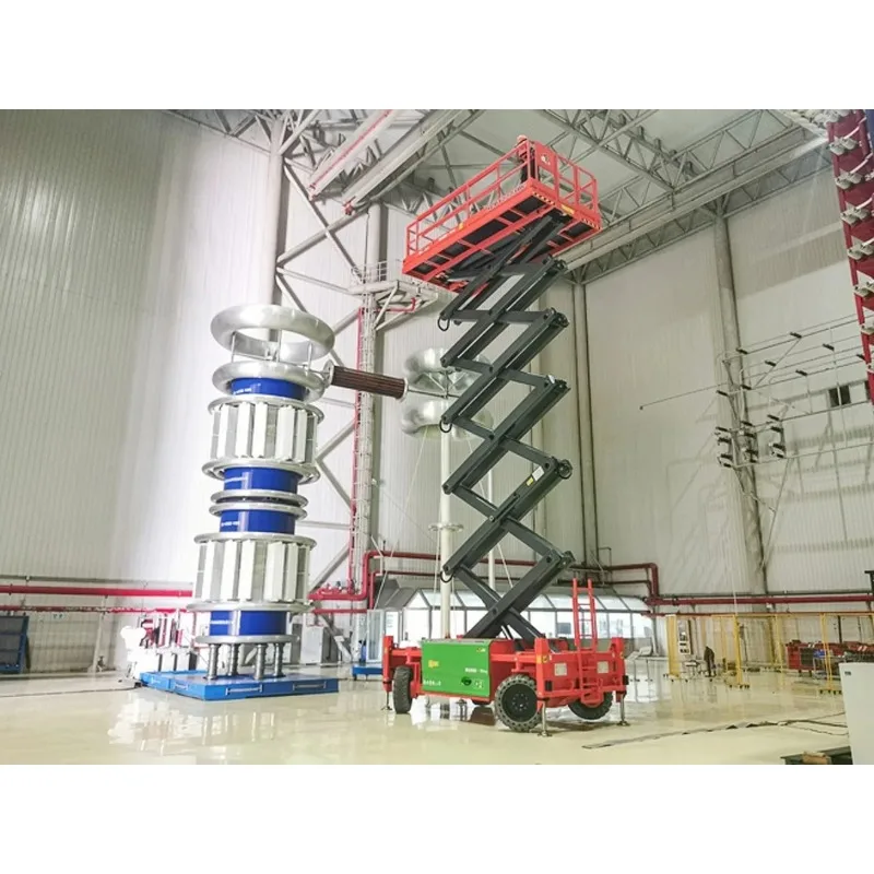 New Electric Folding Elevator Lift Tables Mini Electric Ladders Construction Scaffolding Machine Wire Rope Sling Warehouse Use