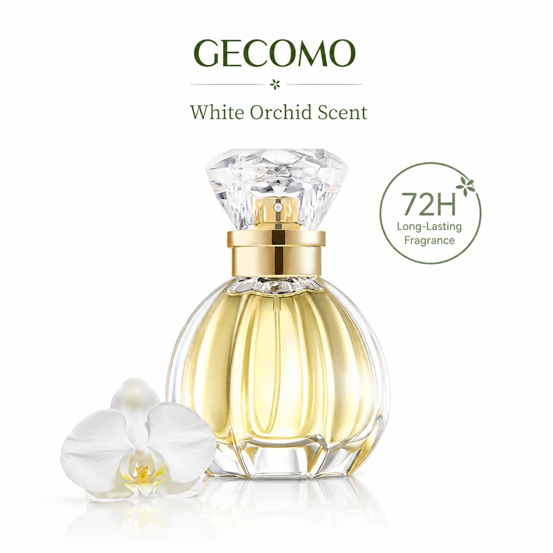 

GECOMO Valley White Rose Women Perfume Long Lasting Eau De Parfum 50ml Natural Plant Essence Luxury Gift For Her