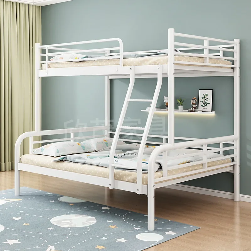 1.5 meters upper and lower bunk iron frame bed upper and lower bed two-layer bed male new product upper and