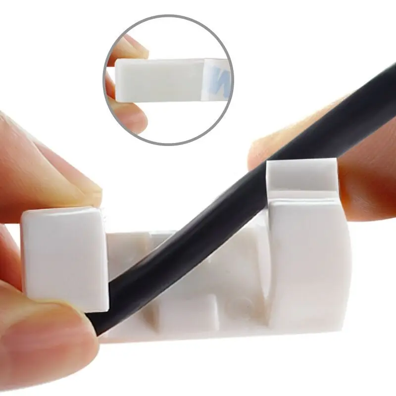 20 шт., зажимы для кабелей