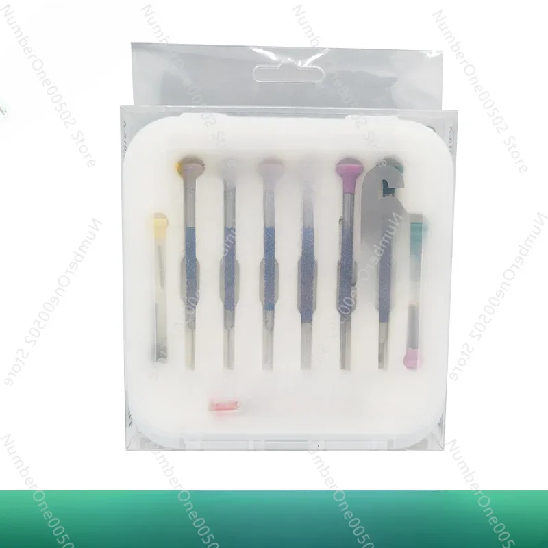 Watch Repair Tool Six-Pack Screwdriver Screwdriver Equipped with Head Fine Steel