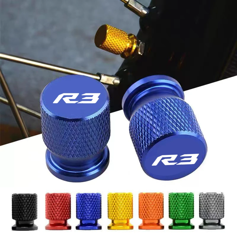 

For Yamaha YZFR3 YZF R3 YZF-R3 2015 2016 2017 2018-2020 Motorcycle Accessorie Wheel Tire Valve Stem Caps CNC Airtight Covers