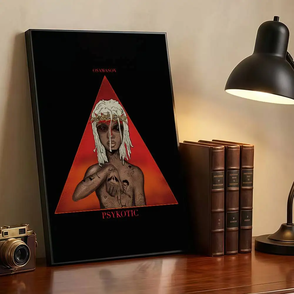 

Rapper O-OsamaSon Psykotic Peelable Self-adhesive Poster Stickers Are Suitable For Frameless Wall Decoration In A Room