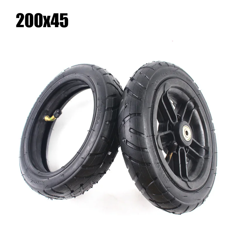 8 Inch Wheels 200x45 pneumatic tire for baby stroller pneumatic wheel medical wheel balance bike skateboard wheel