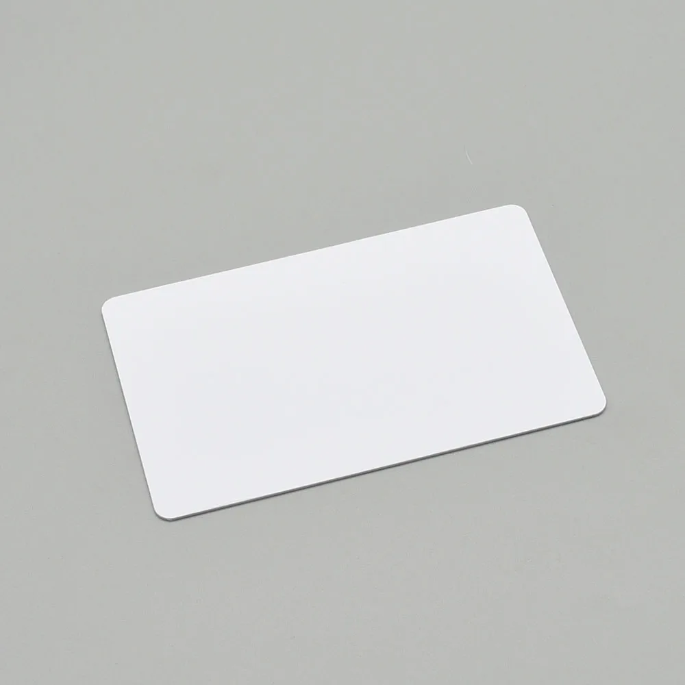 50pcs High Glossy Blank PVC Business Card Design Logo Name Thank You ID Card Waterproof and Double Sided Printing NOT NFC Cards