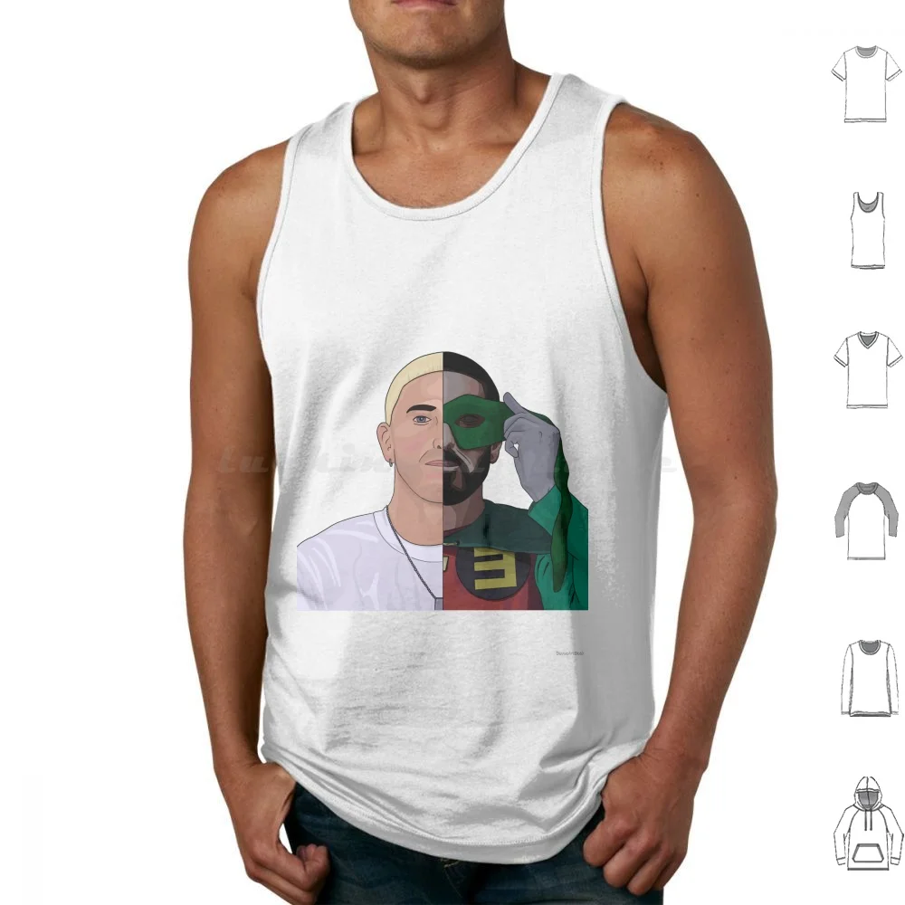 Coup De Grace Houdini Tank Tops Vest Sleeveless Houdini Slim Shady Graphic Comic Rap Boy Moms Spaghetti Goat Coup De Grace