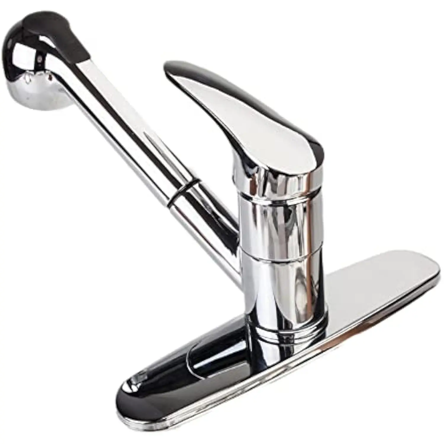 

Kitchen Faucet, Single Handle Copper Kitchen Faucet, with Pull Out Sprayer and Brass Valve, Kitchen Sink Faucet, Offers Efficie
