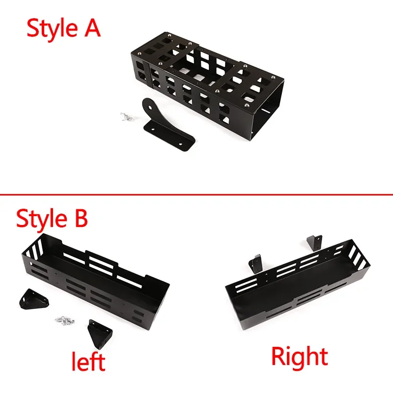 For 2020-2024 Land Rover Defender 110 Aluminum Alloy Black Car Styling Trunk Multifunctional Storage Basket Interior Accessories