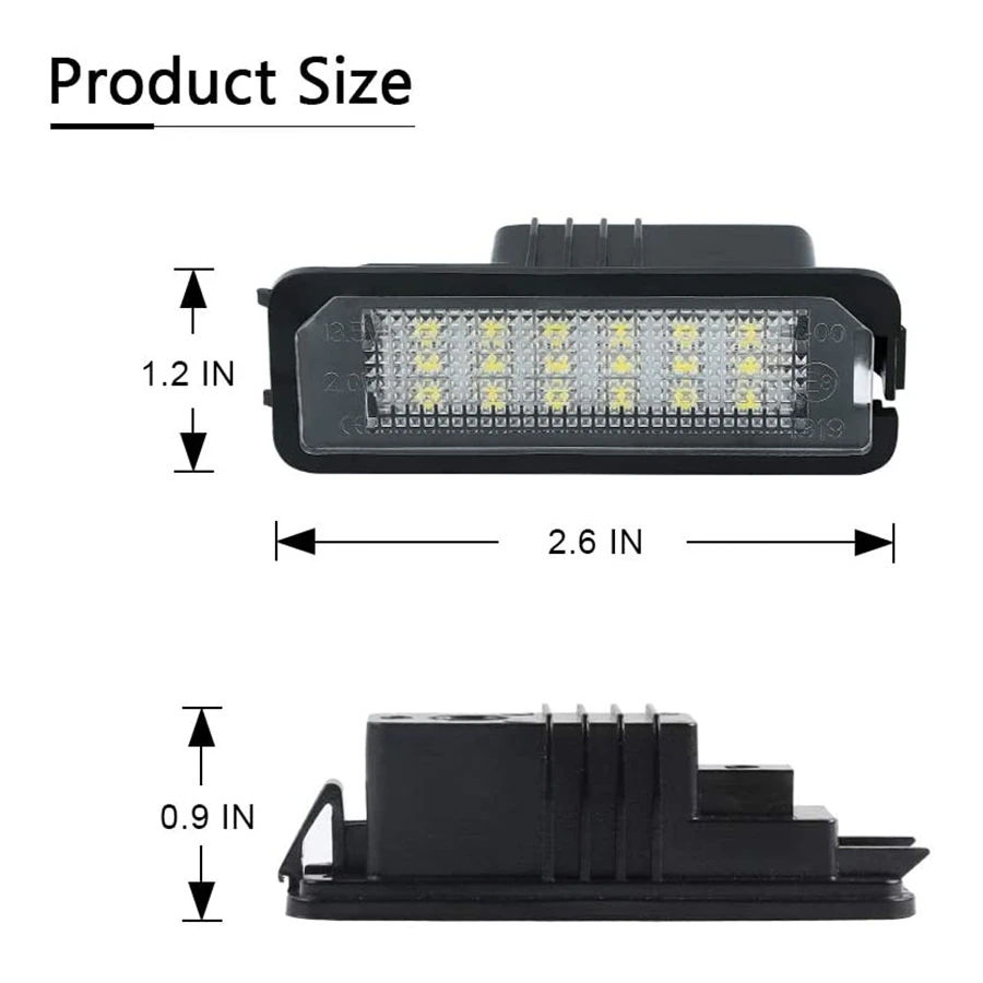 Classy-LED Licence Plate Lights Lamps For Boxster 987 981 982 Spyder Cayenne 958 92A 911 Carrera 991 996 997 Turbo 980